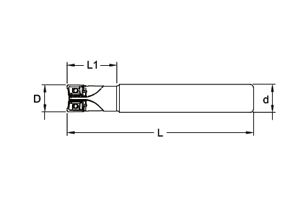 TEA-Square Shoulder Milling Cutter